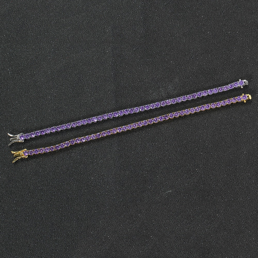 Amethyst Tennis Bracelet