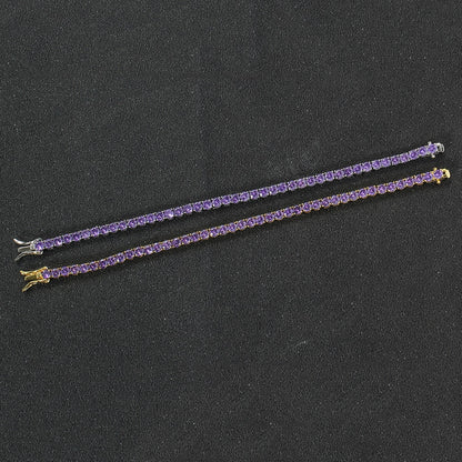 Amethyst Tennis Bracelet