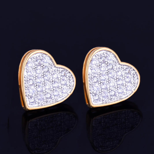 Heart shaped Stud Earring