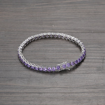 Amethyst Tennis Bracelet