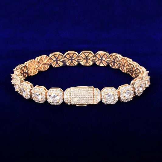 Clustered Tennis Bracelet