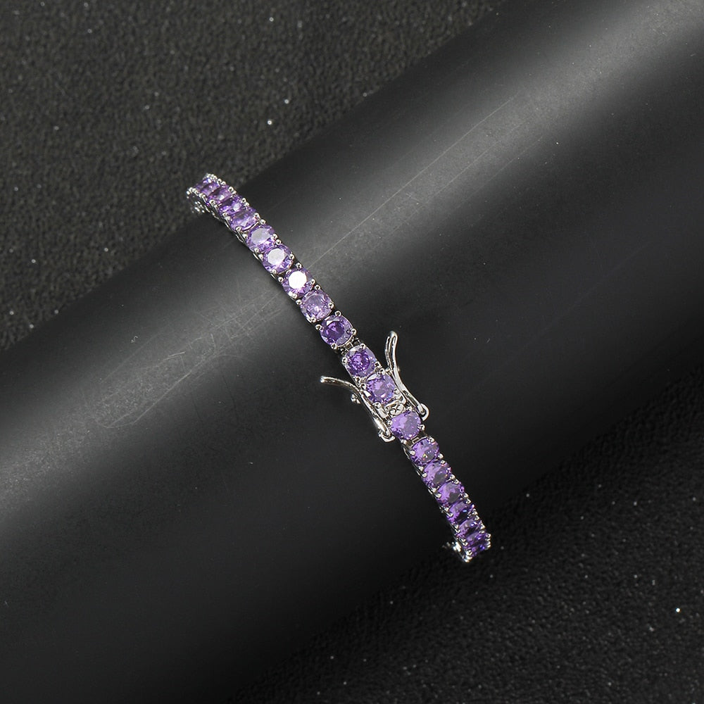 Amethyst Tennis Bracelet