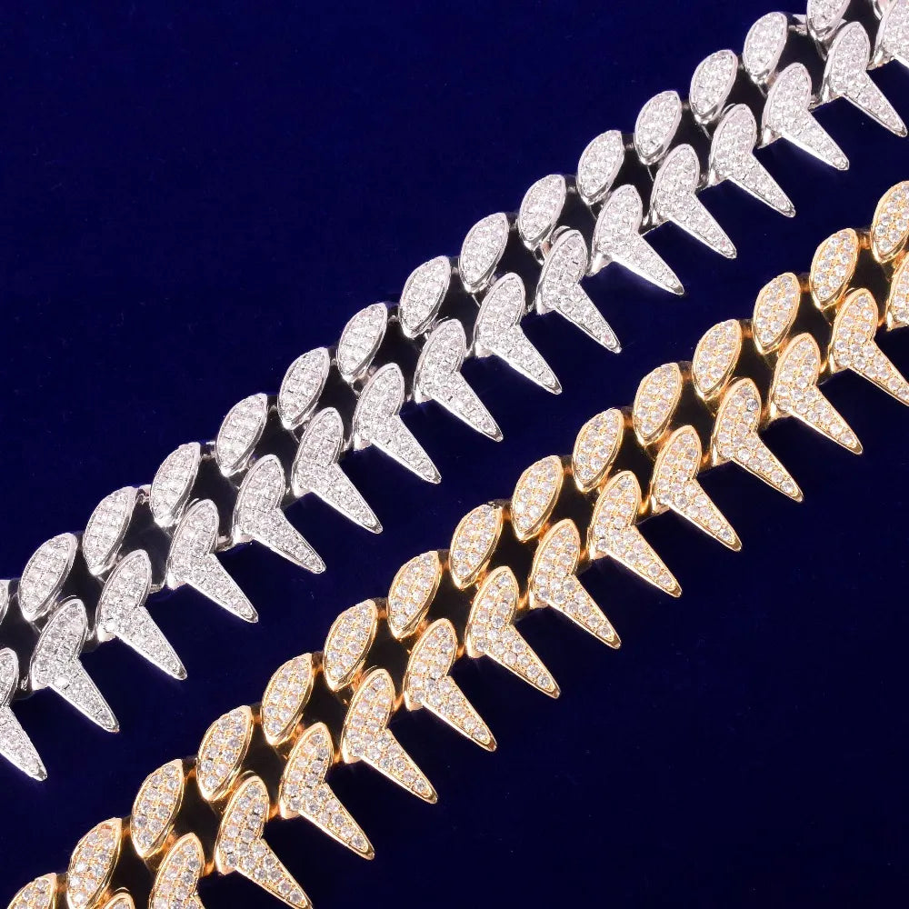 Heavy Spiked Miami Cuban Link Chain