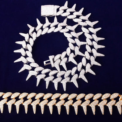 Heavy Spiked Miami Cuban Link Chain