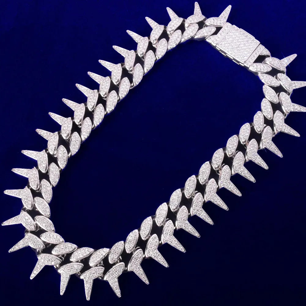 Heavy Spiked Miami Cuban Link Chain