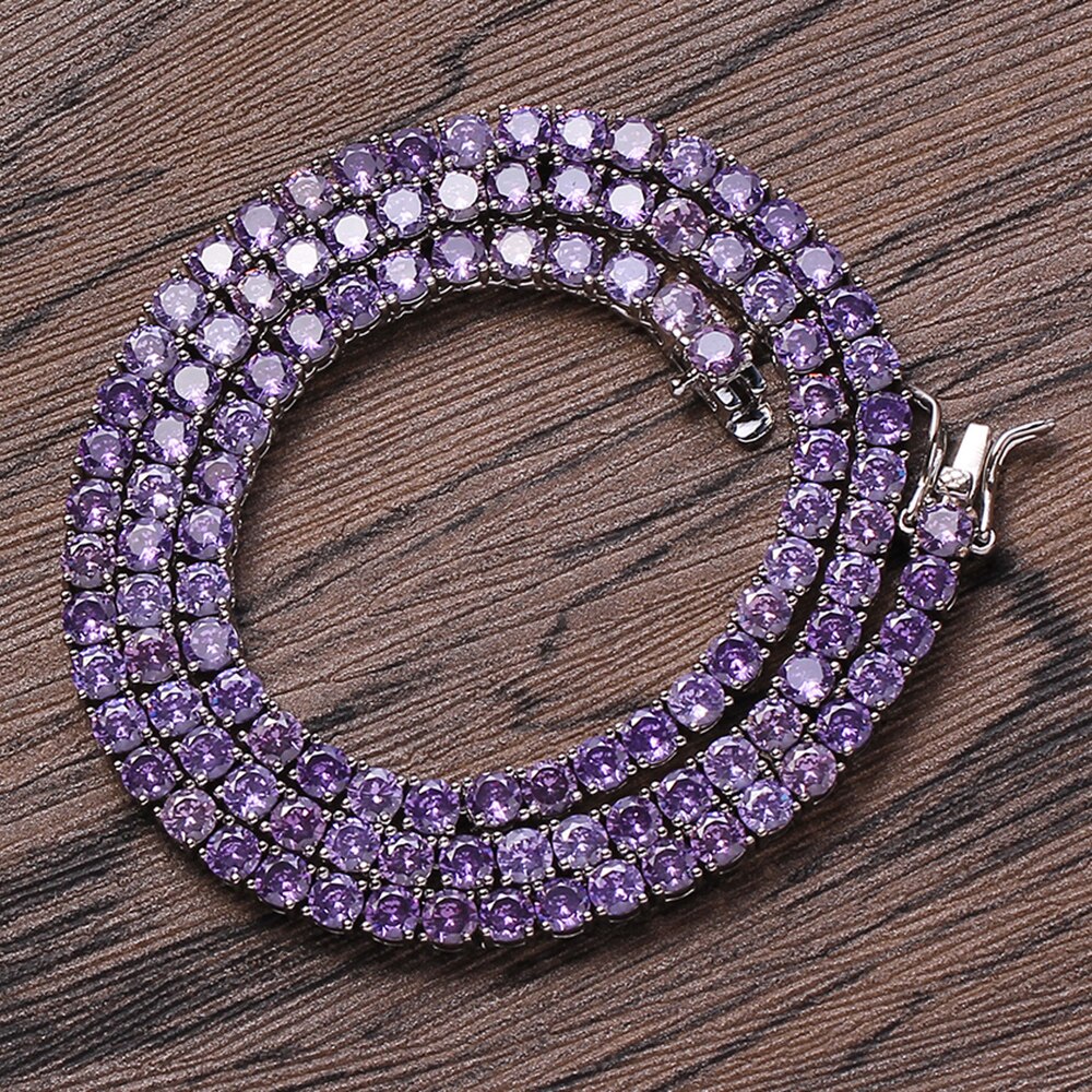 Amethyst Tennis Chain