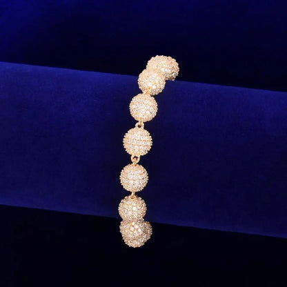 Iced Ball Bracelet