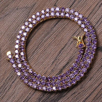 Amethyst Tennis Chain