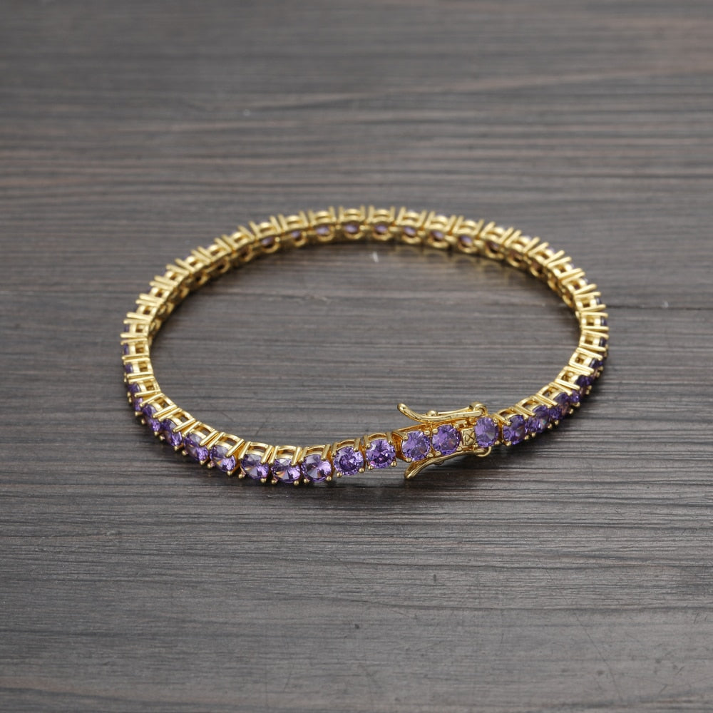 Amethyst Tennis Bracelet