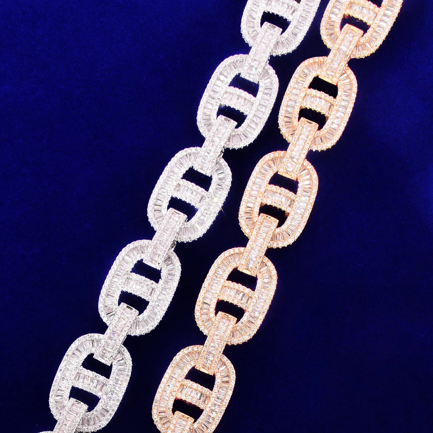 Baguette Zero Cuban Link Chain