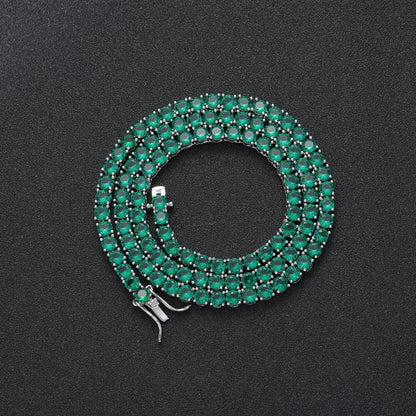 Emerald Tennis Chain