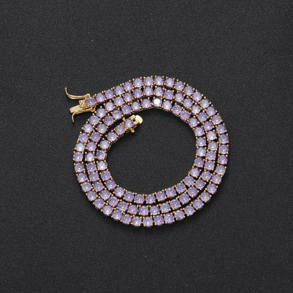 Amethyst Tennis Chain