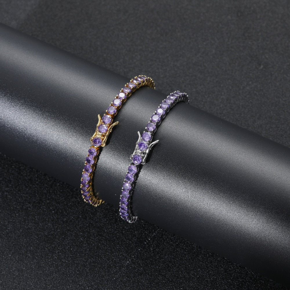 Amethyst Tennis Bracelet