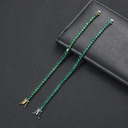 Emerald Tennis Bracelet