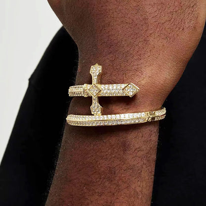 Iced Out Sword Bracelet